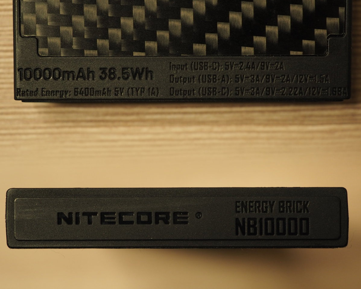 Power Bank Nitecore NB10000 Gen4 Da 10.000 MAh, Ricarica Rapida 22.5W E Impermeabile IPX7
